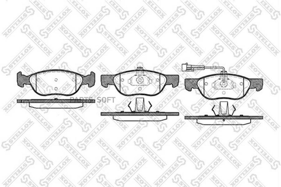 

Тормозные колодки Stellox 598011BSX