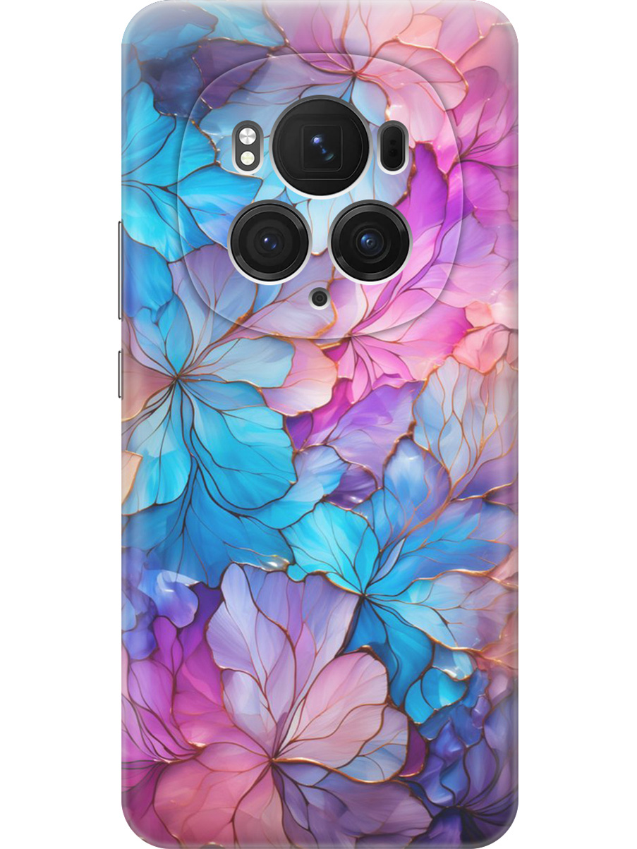 

Силиконовый чехол на Honor Magic6 Pro с принтом "Цветочный витраж", Прозрачный;голубой;розовый, 782623422