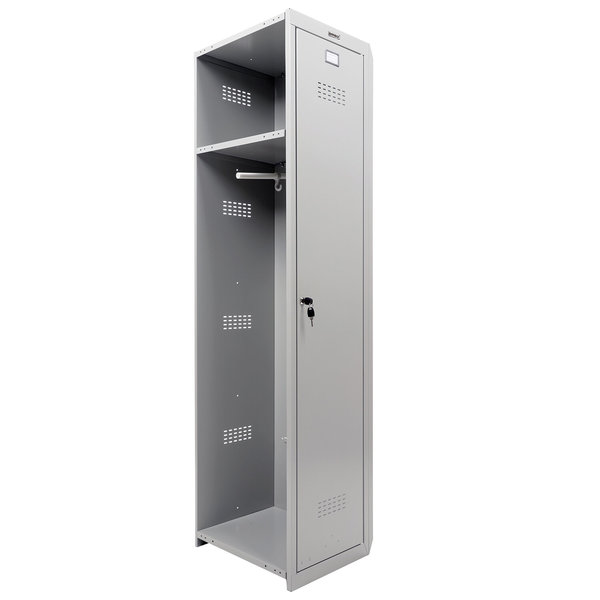 BRABIX "LK 01-40" Шкаф (секция без стенки) металлический для одежды, 183х40х50 см, 291131