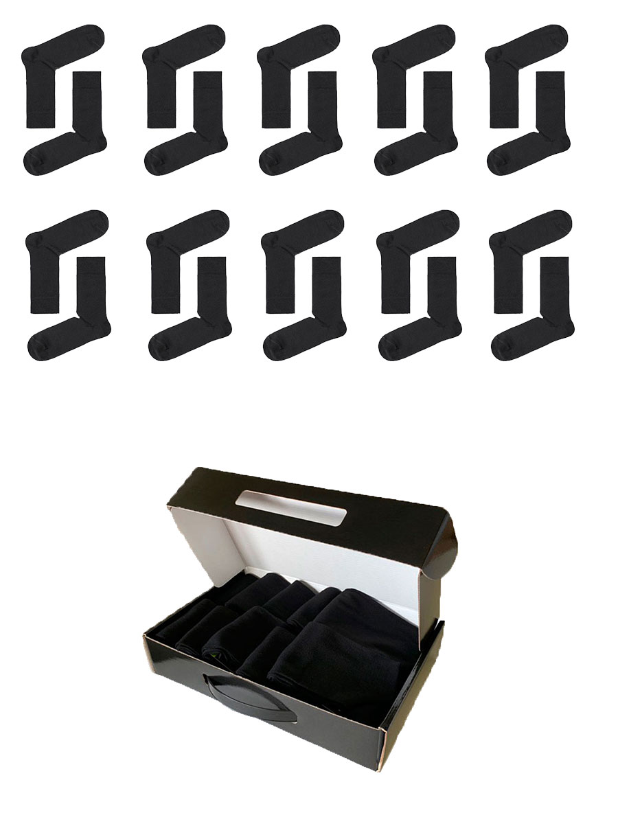 

Комплект носков мужских MENSOCKS 14С2122-Д38-10 черных 31, Черный, 14С2122-Д38-10