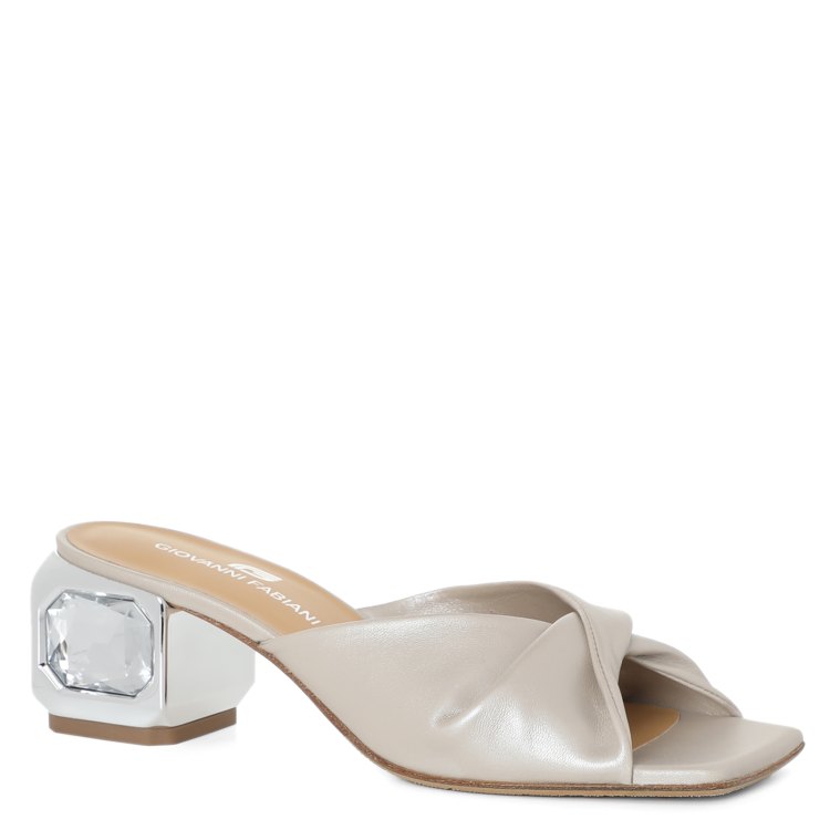 

Мюли женские Giovanni Fabiani S22690 бежевые 39 EU, S22690