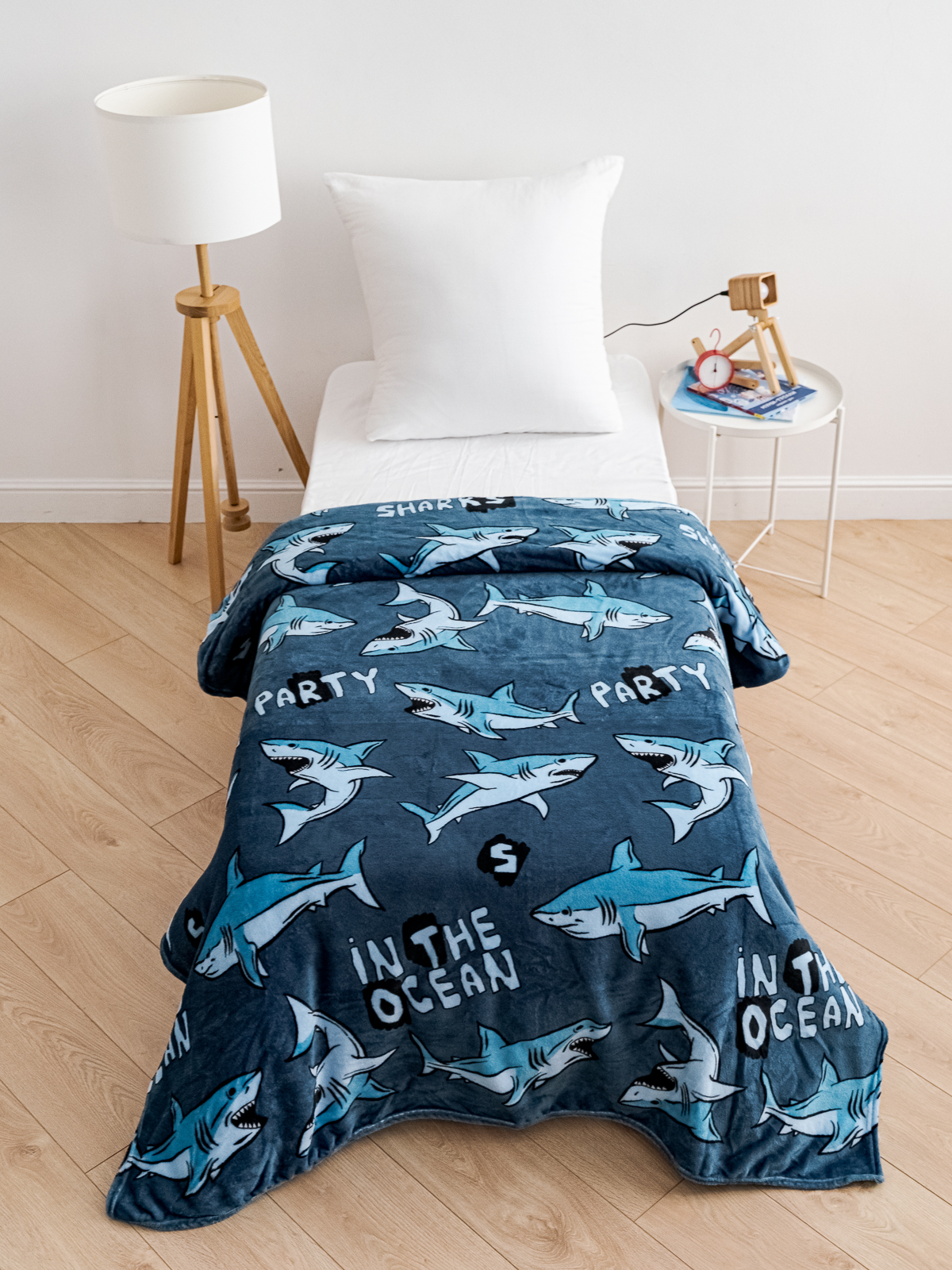 Плед Павлина Акулы, 150х100, синий