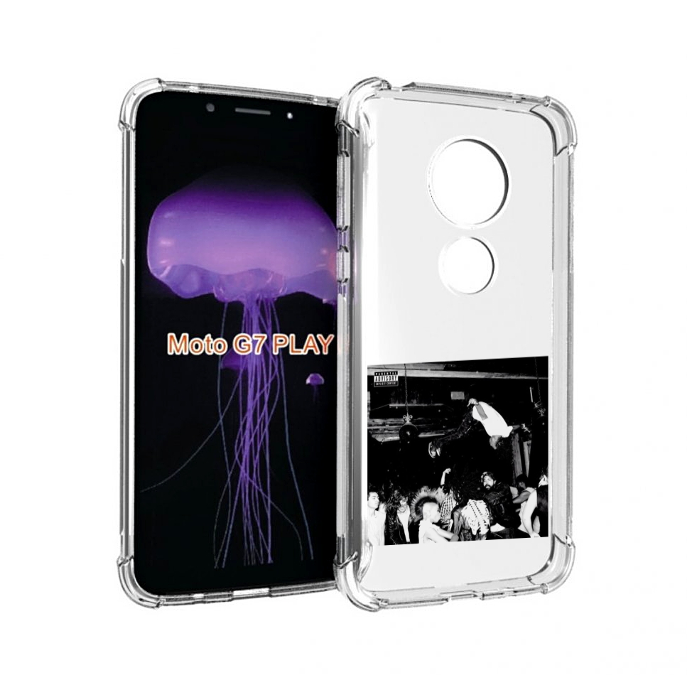 

Чехол MyPads Playboi Carti - Die Lit для Motorola Moto G7 Play, Прозрачный, Tocco