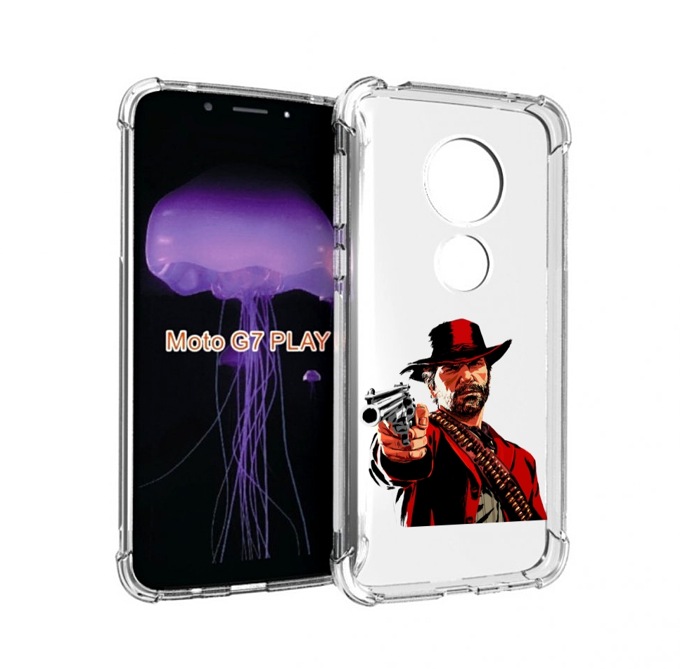 

Чехол MyPads Red-Dead-Redemption-2-РДР-2 для Motorola Moto G7 Play, Прозрачный, Tocco