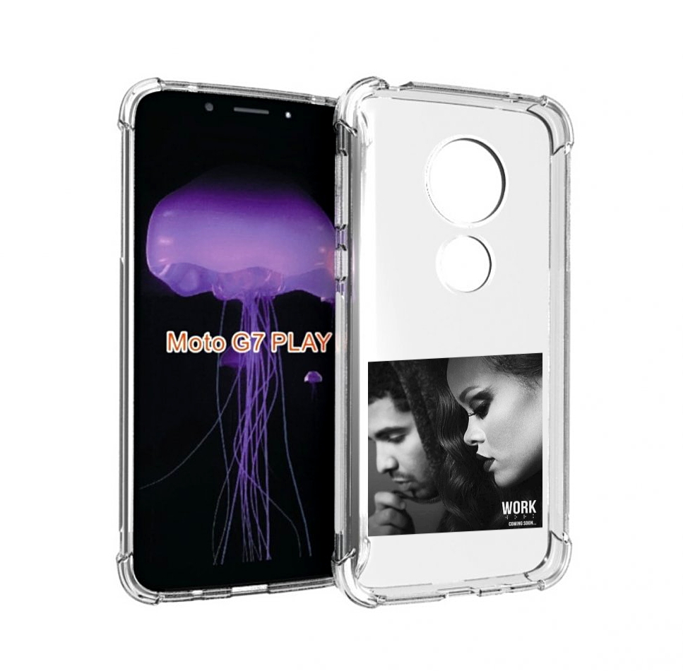 

Чехол MyPads Rihanna feat для Motorola Moto G7 Play, Прозрачный, Tocco