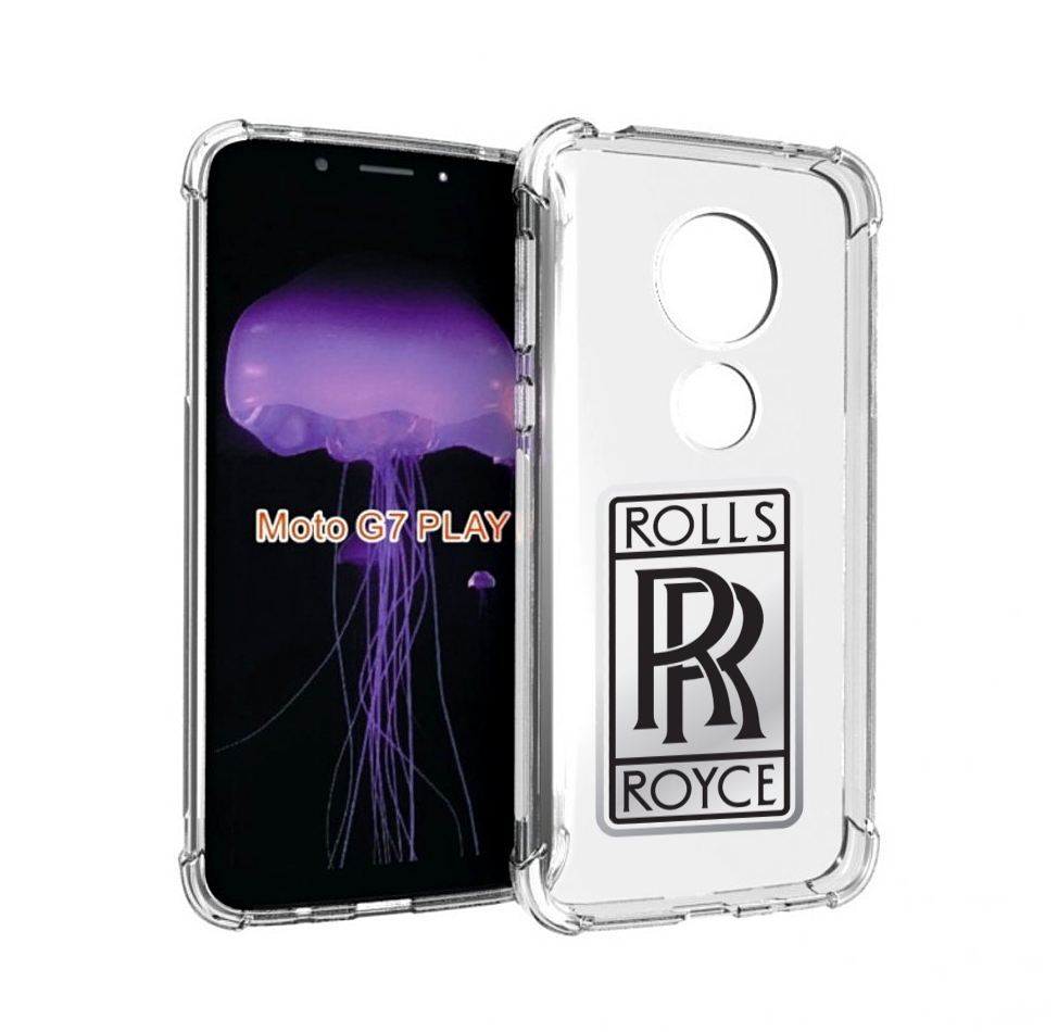 

Чехол MyPads Rolls-Royce мужской для Motorola Moto G7 Play, Прозрачный, Tocco