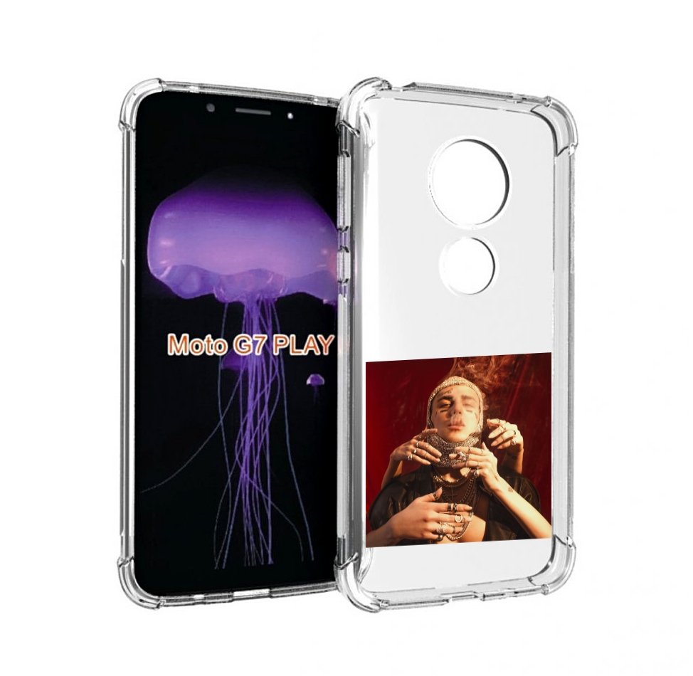 

Чехол MyPads Slime face для Motorola Moto G7 Play, Прозрачный, Tocco