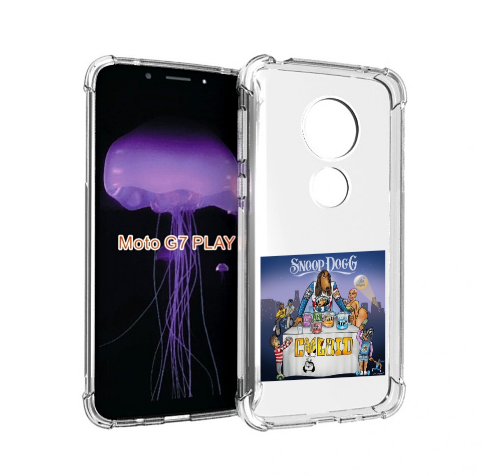 

Чехол MyPads Snoop Dogg COOLAID для Motorola Moto G7 Play, Прозрачный, Tocco