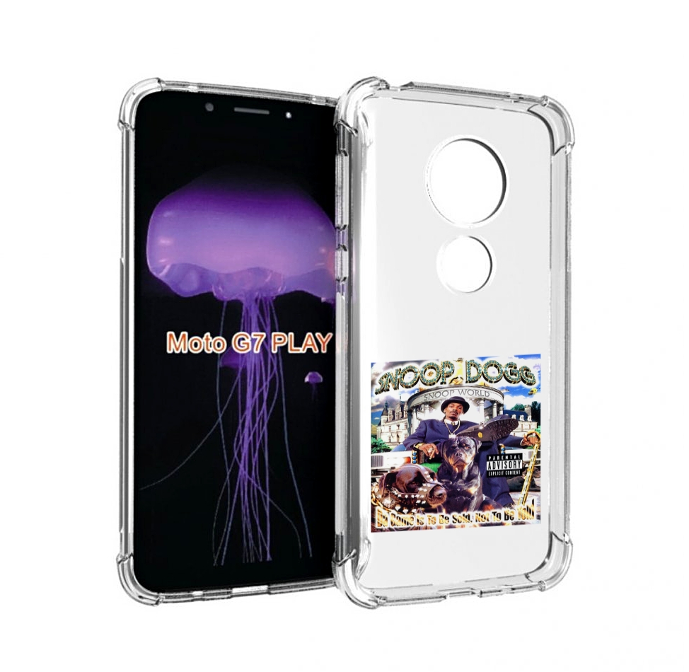 

Чехол MyPads Snoop Dogg DA GAME IS TO BE SOLD, NOT TO BE TOLD для Motorola Moto G7 Play, Прозрачный, Tocco