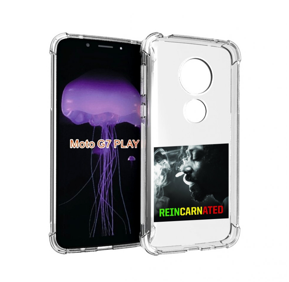 

Чехол MyPads Snoop Dogg REINCARNATED для Motorola Moto G7 Play, Прозрачный, Tocco