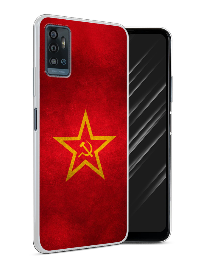 

Чехол Awog на ZTE Blade A71 / ЗТЕ Блэйд A71 "Красное знамя", Разноцветный, 134450-10