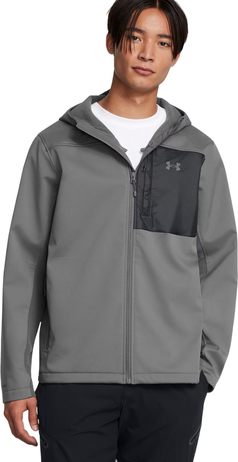 

Ветровка мужская Under Armour SHIELD HOODED JACKET серая LG, Серый, SHIELD HOODED JACKET