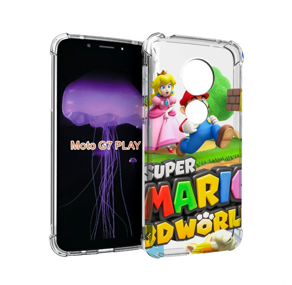 

Чехол MyPads Super Mario 3D World для Motorola Moto G7 Play, Прозрачный, Tocco