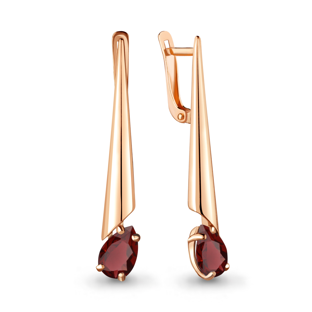 

Серьги из серебра с гранатом Aquamarine 4744603_925_з, 4744603_925_з