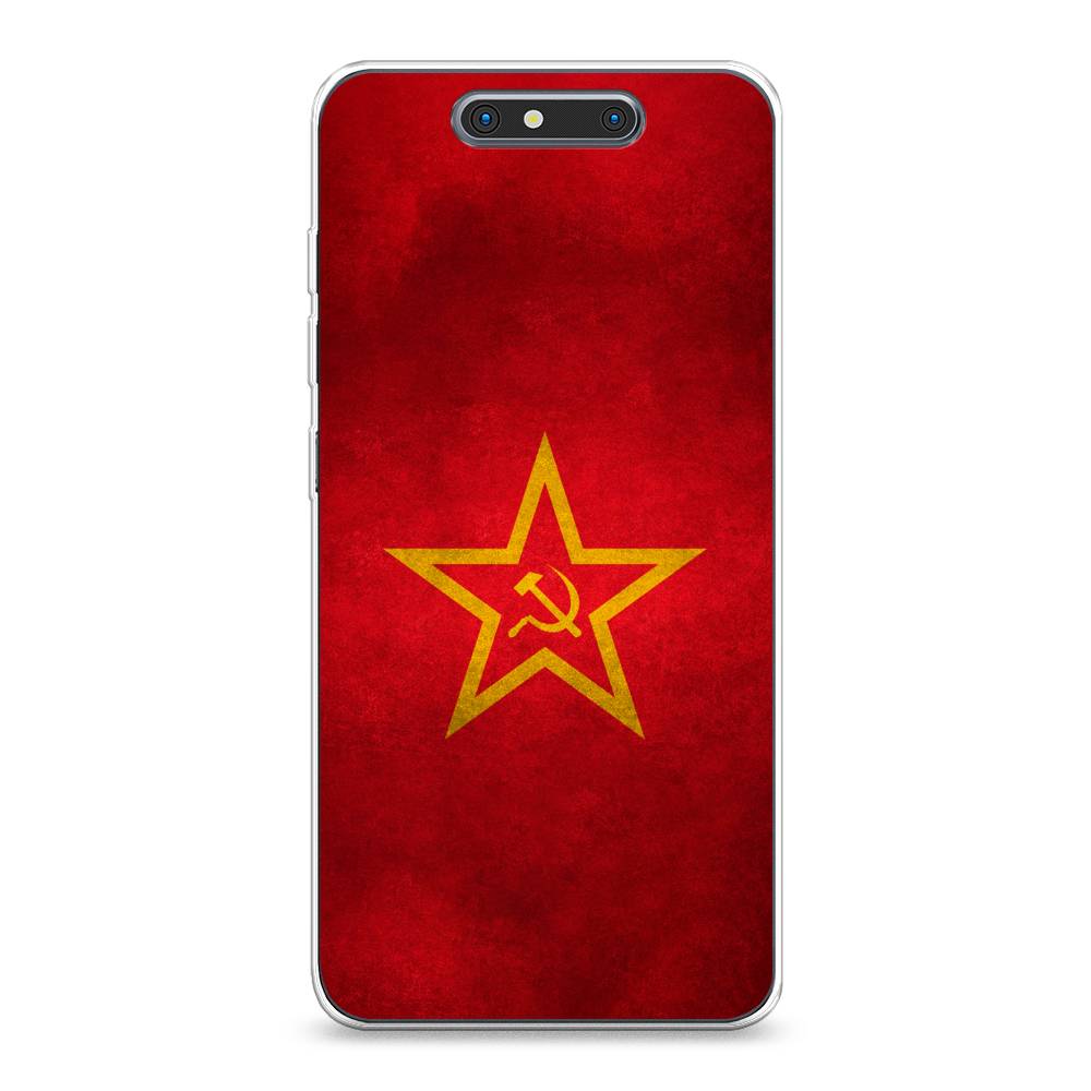 

Чехол Awog на ZTE Blade V8 / ЗТЕ Блэйд V8 "Красное знамя", Разноцветный, 131250-10