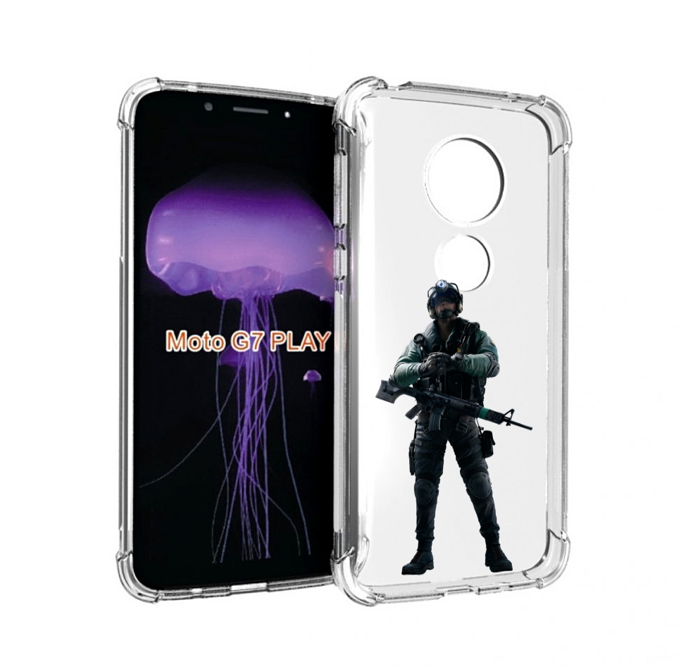 

Чехол MyPads Tom-Clancy's-Rainbow-Six-2 для Motorola Moto G7 Play, Прозрачный, Tocco