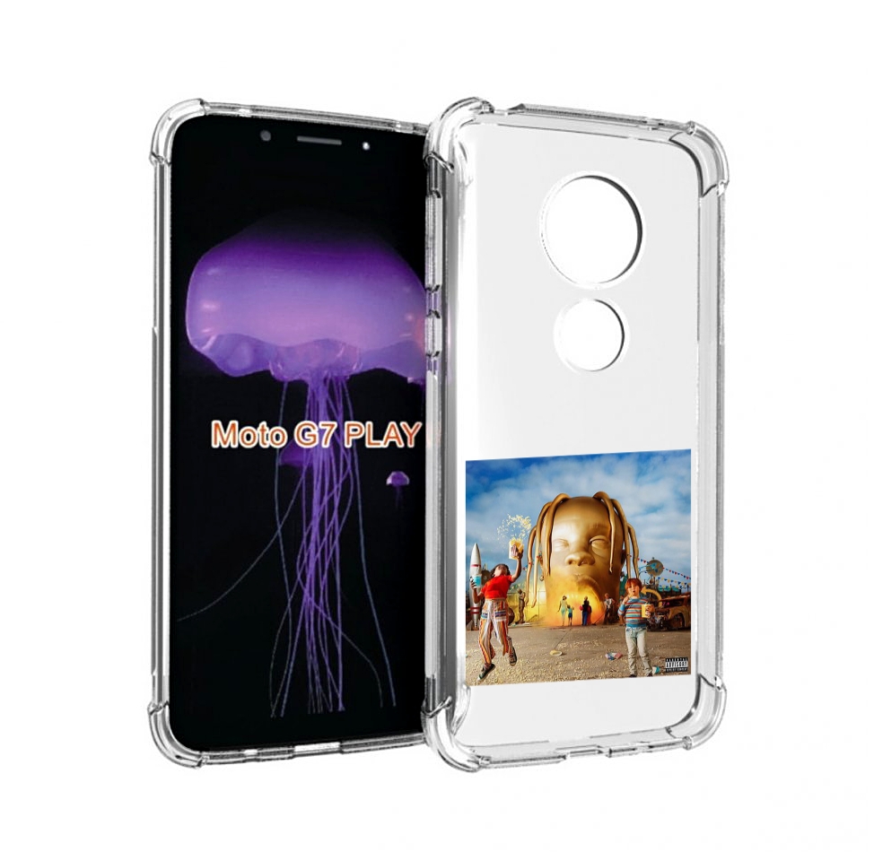 

Чехол MyPads Travis Scott - Astroworld для Motorola Moto G7 Play, Прозрачный, Tocco