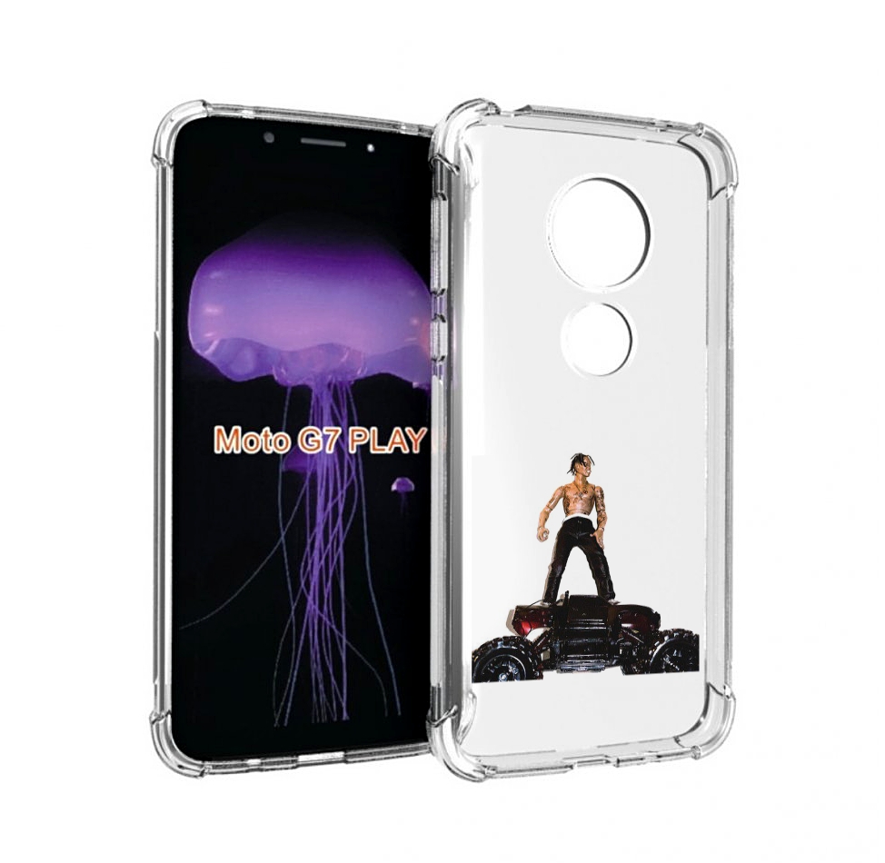 

Чехол MyPads Travis Scott - Rodeo для Motorola Moto G7 Play, Прозрачный, Tocco