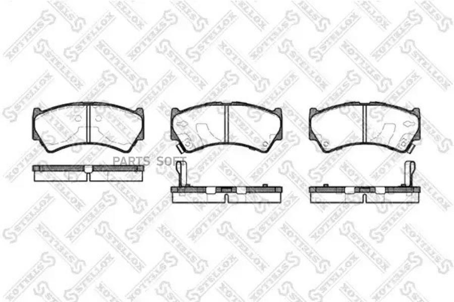 

Тормозные колодки Stellox 603052BSX