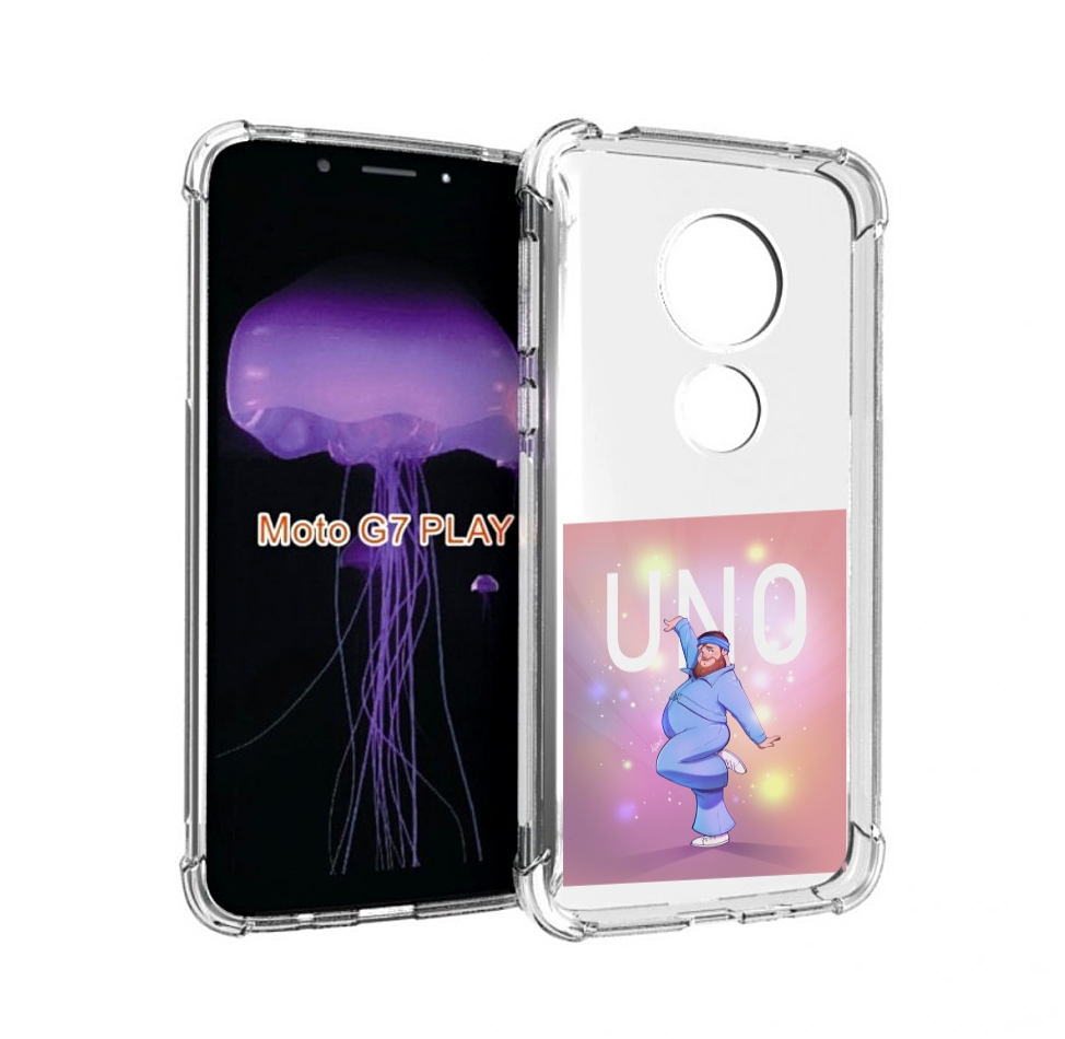 

Чехол MyPads UNO-танцор для Motorola Moto G7 Play, Прозрачный, Tocco