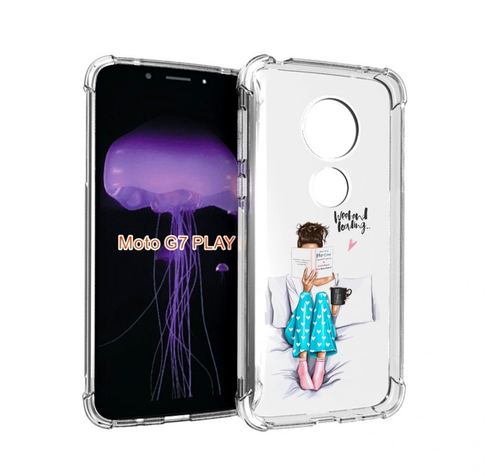 

Чехол MyPads Weekend-loading для Motorola Moto G7 Play, Прозрачный, Tocco