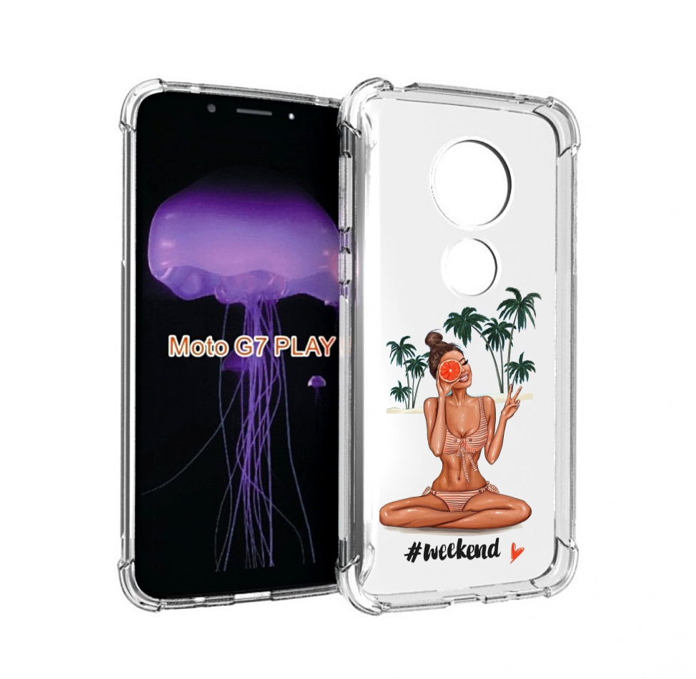 

Чехол MyPads Weekend для Motorola Moto G7 Play, Прозрачный, Tocco