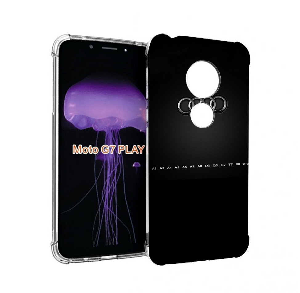 

Чехол MyPads audi 1 мужской для Motorola Moto G7 Play, Прозрачный, Tocco