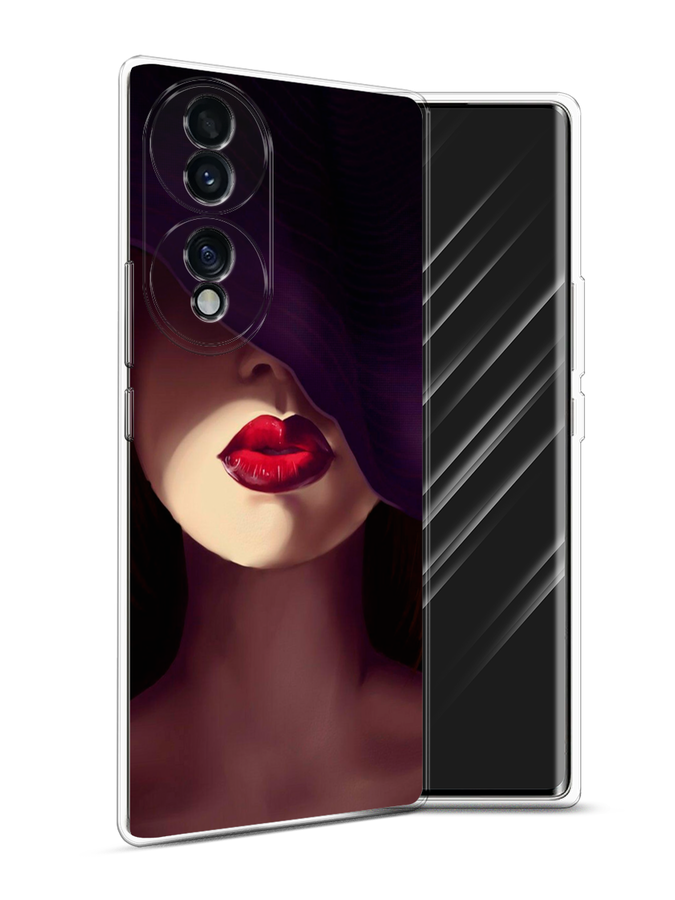 

Чехол Awog на Honor 70 "Красные губы", Разноцветный, 6108250-7