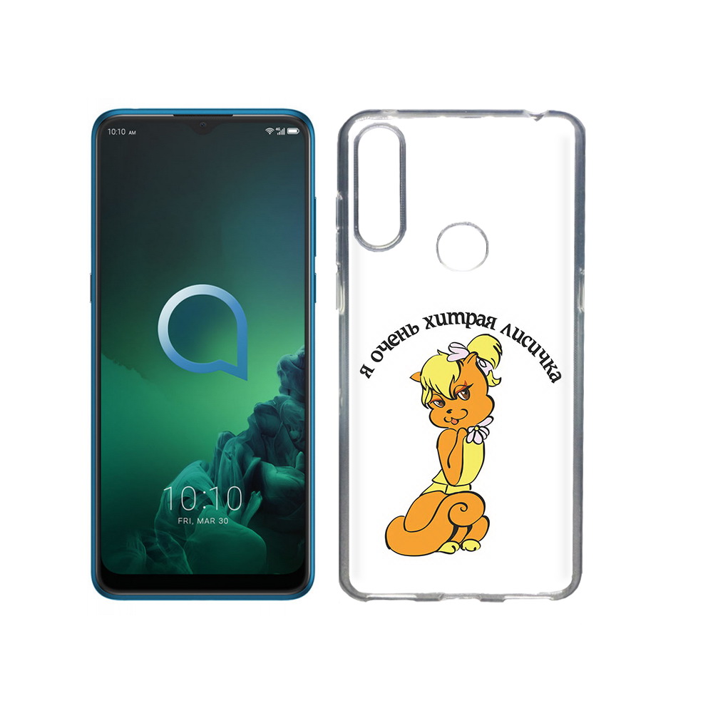 

Чехол MyPads Tocco для Alcatel 3X хитрая лиса (PT227136.670.665), Прозрачный, Tocco