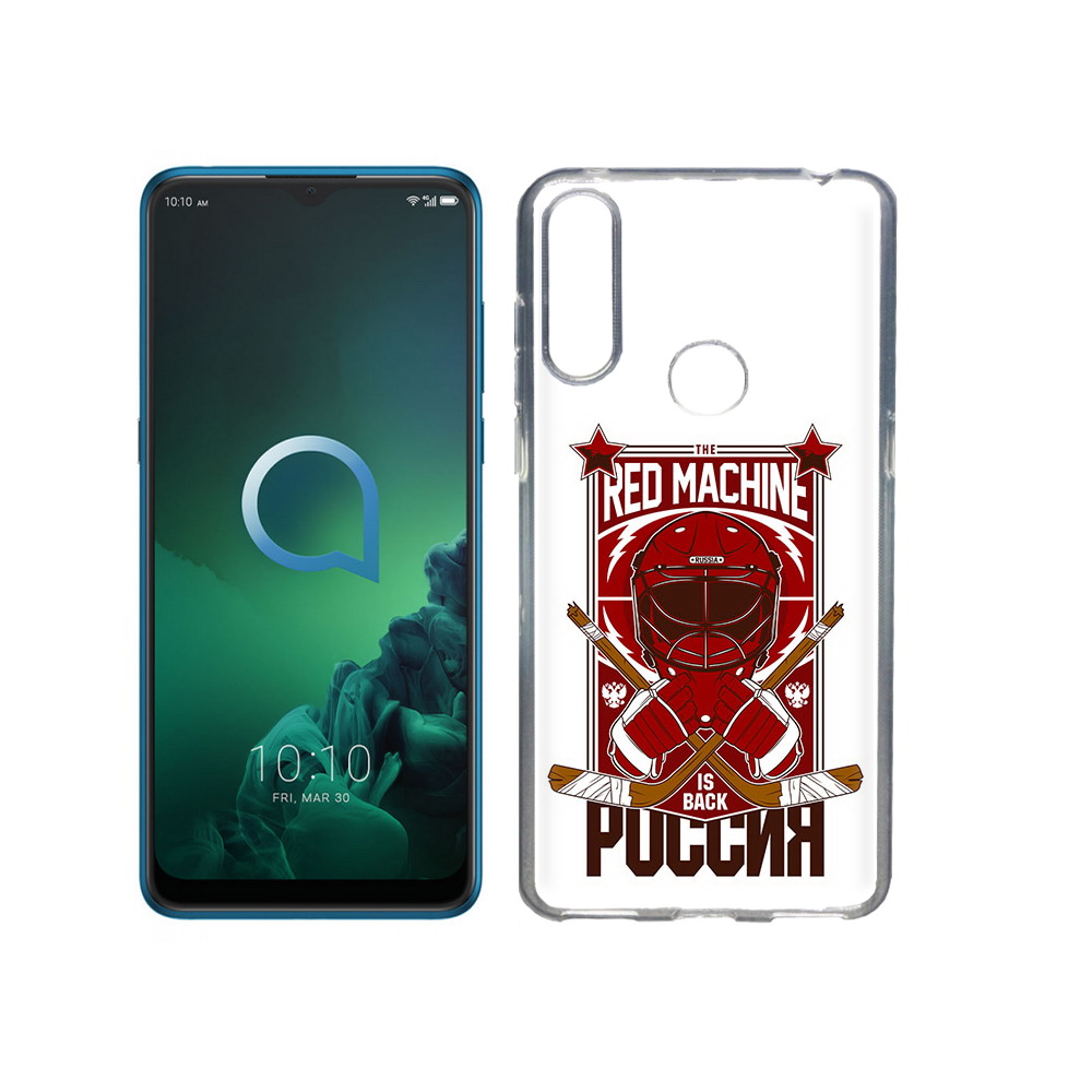 

Чехол MyPads Tocco для Alcatel 3X хоккей россия (PT227136.670.666), Прозрачный, Tocco