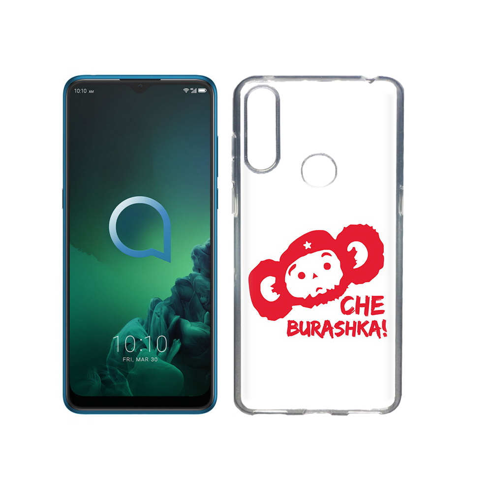 

Чехол MyPads Tocco для Alcatel 3X чебурашка (PT227136.670.672), Прозрачный, Tocco