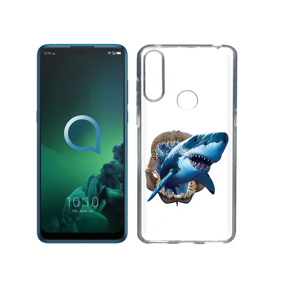 

Чехол MyPads Tocco для Alcatel 3X челюсти (PT227136.670.675), Прозрачный, Tocco