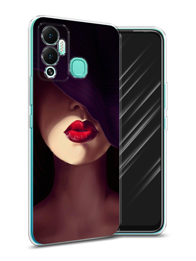 

Чехол Awog на Infinix Hot 12 Play "Красные губы", Разноцветный, 3101750-7