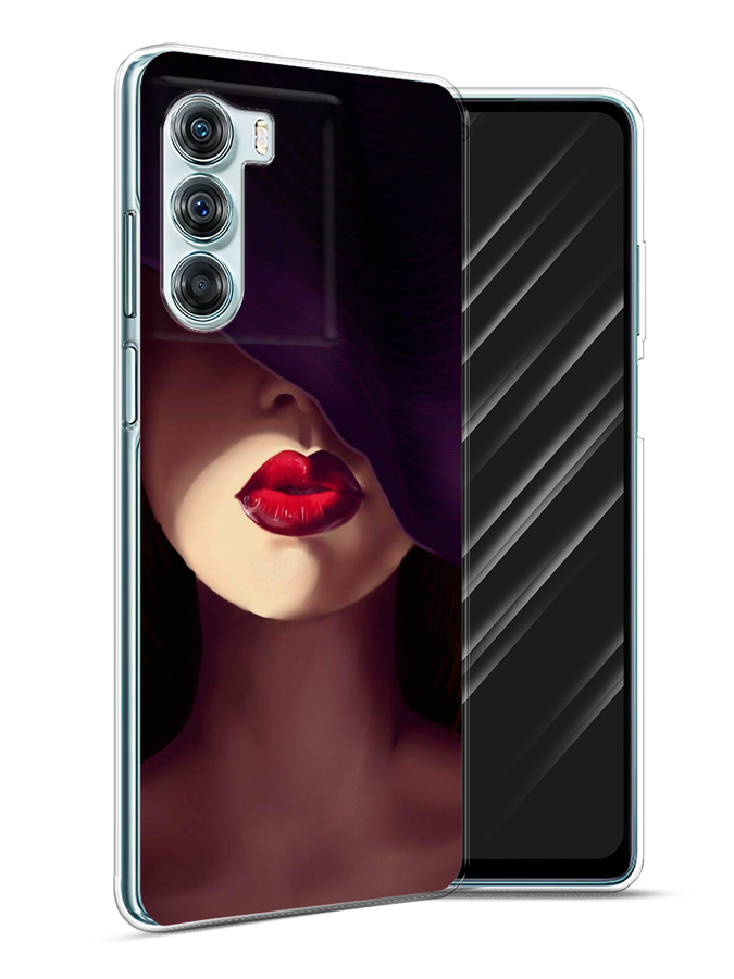 

Чехол Awog на Motorola Moto Edge S30 "Красные губы", Разноцветный, 243050-7