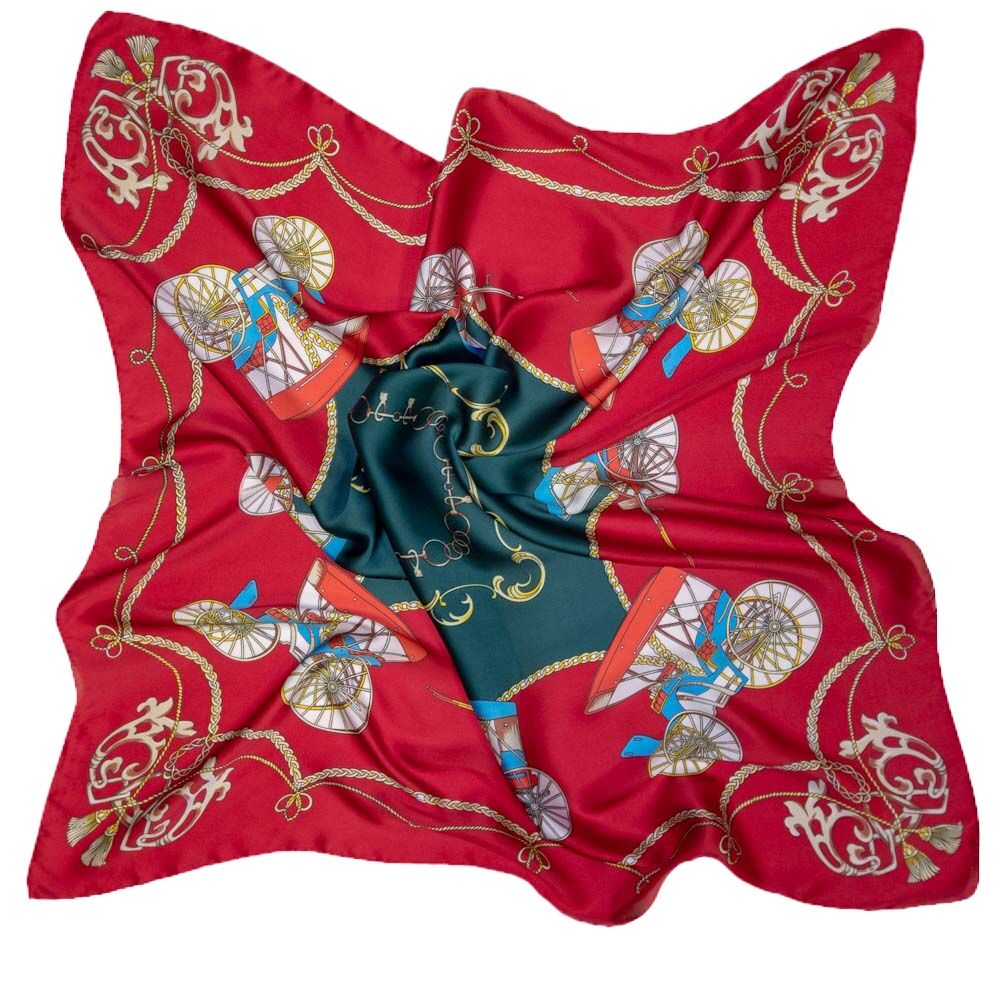 

Платок женский OTOKODESIGN 53981 красный, 70x70 см