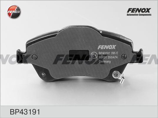 

Тормозные колодки FENOX дисковые BP43191