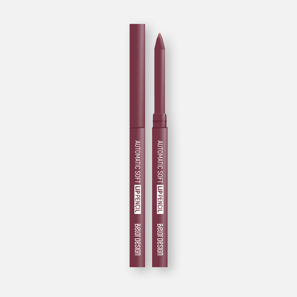 Карандаш для губ BELOR DESIGN Automatic Soft механический, тон 201 Нюдовый, 0,28 г belor design механический карандаш для губ automatic soft eyepencil