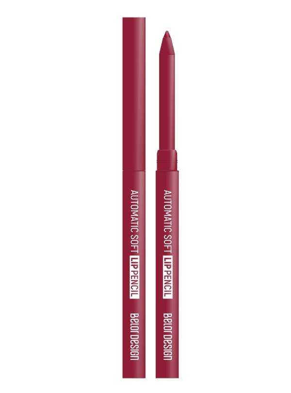 фото Карандаш для губ belordesign automatic soft lippencill механический, тон 203розовый, 0,28г
