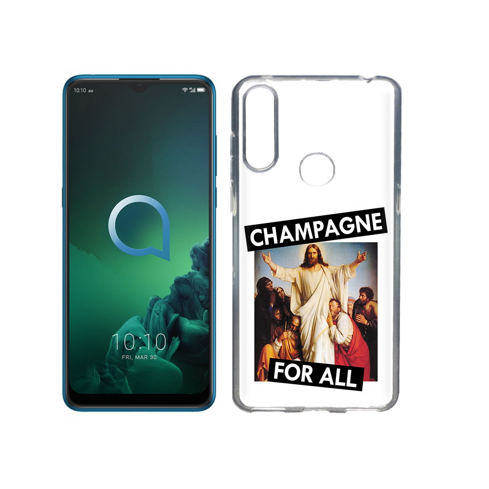 

Чехол MyPads Tocco для Alcatel 3X шампанское (PT227136.670.697), Прозрачный, Tocco