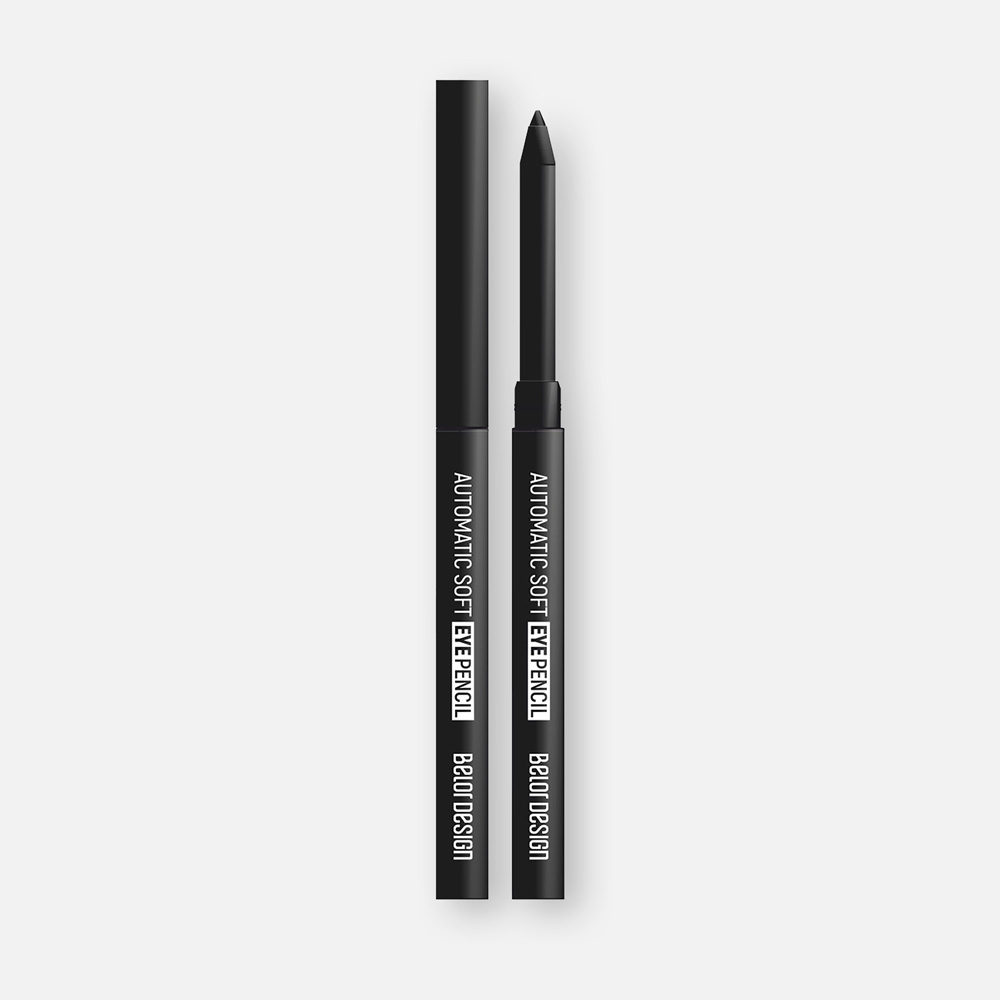 Карандаш для глаз Belor Design Automatic Soft механический тон 301 Черный 0,3 г автоматический карандаш для бровей automatic brow pencil duo refill pb304 04 dark brown 0 26 г
