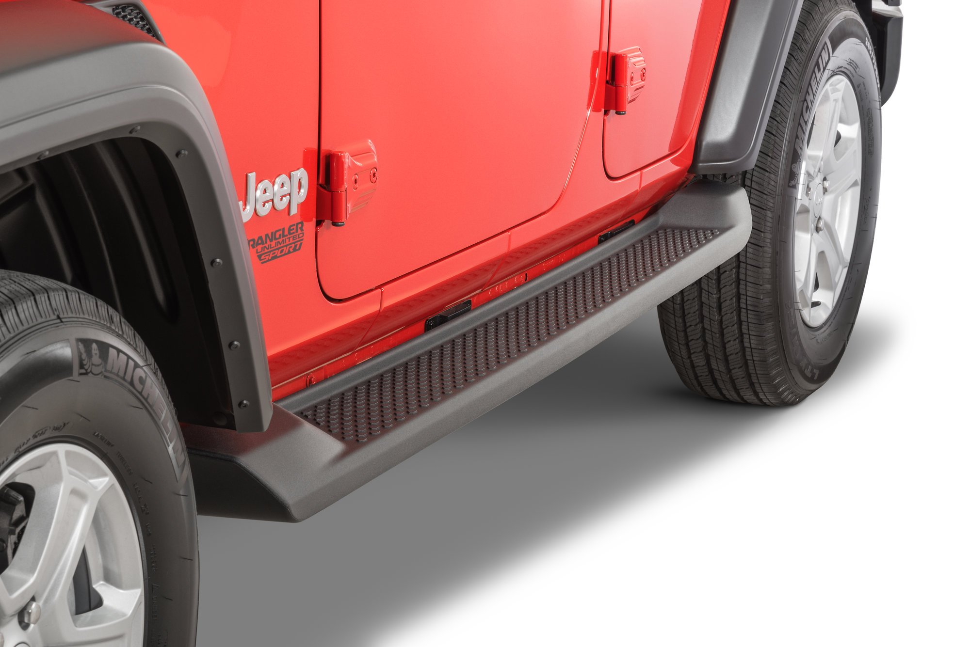 

Пороги Jeep Wrangler JL, 5 дв., пластик