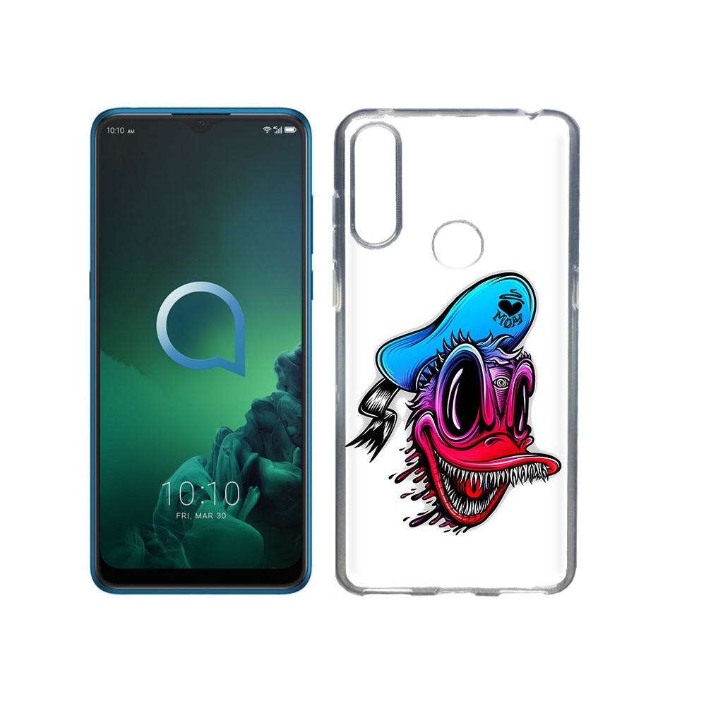

Чехол MyPads Tocco для Alcatel 3X Дональд (PT227136.670.71), Прозрачный, Tocco