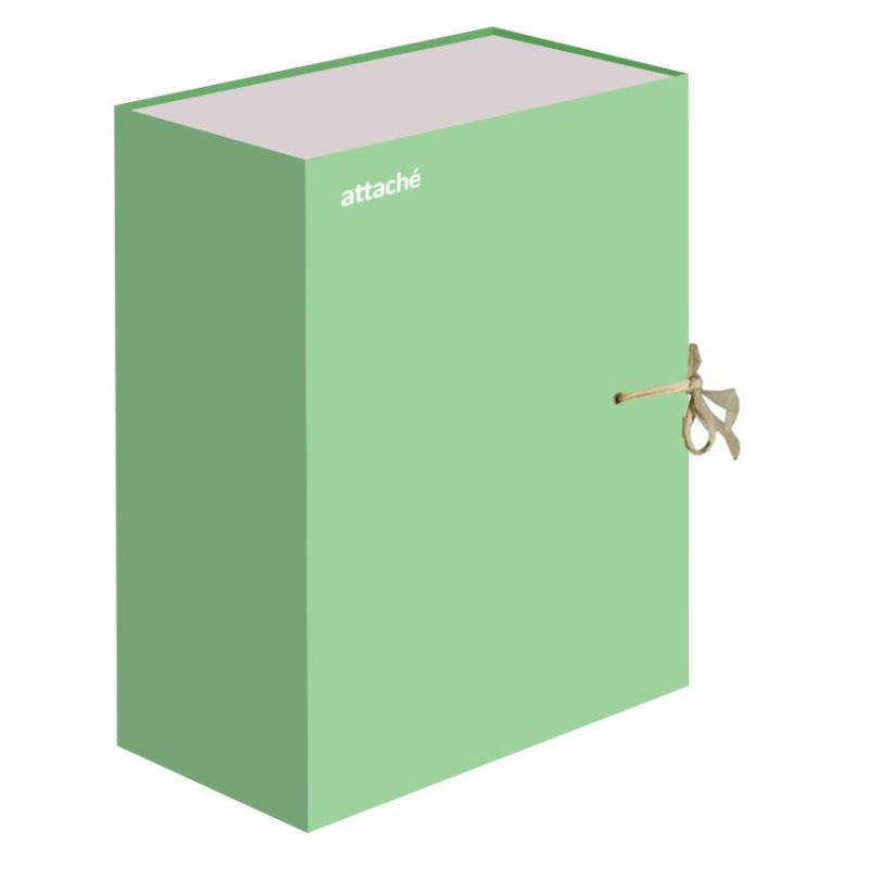 

Папка архивная Attache Bright Сolours А4 лам.карт, лайм 120мм, Зеленый