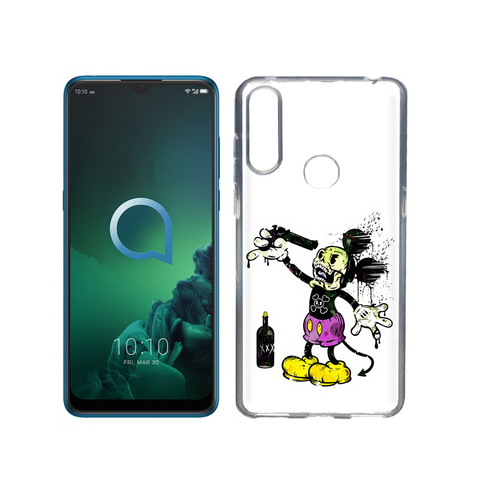 

Чехол MyPads Tocco для Alcatel 3X Драг Микки (PT227136.670.73), Прозрачный, Tocco