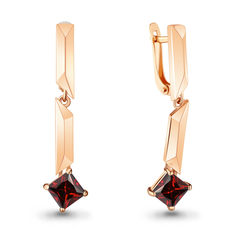 

Серьги подвески из серебра с гранатом Aquamarine 4744803_925_з, 4744803_925_з
