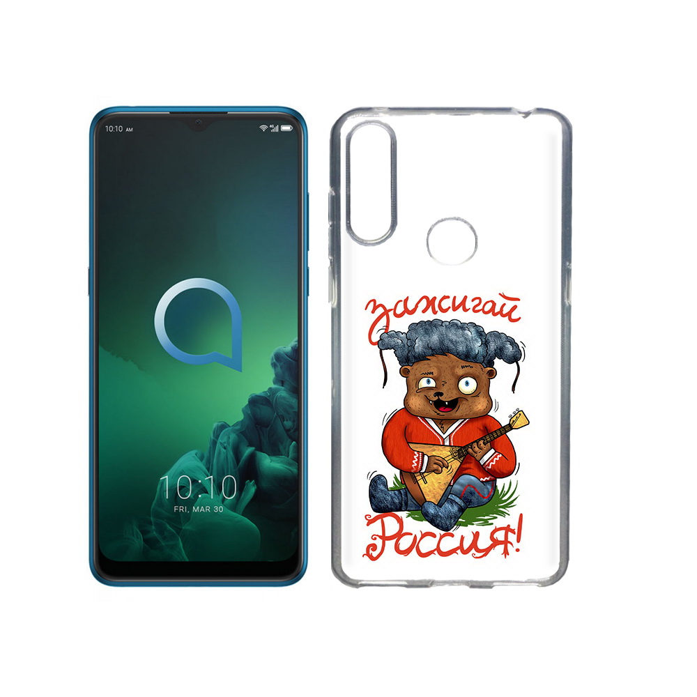 

Чехол MyPads Tocco для Alcatel 3X Зажигай Россия (PT227136.670.82), Прозрачный, Tocco