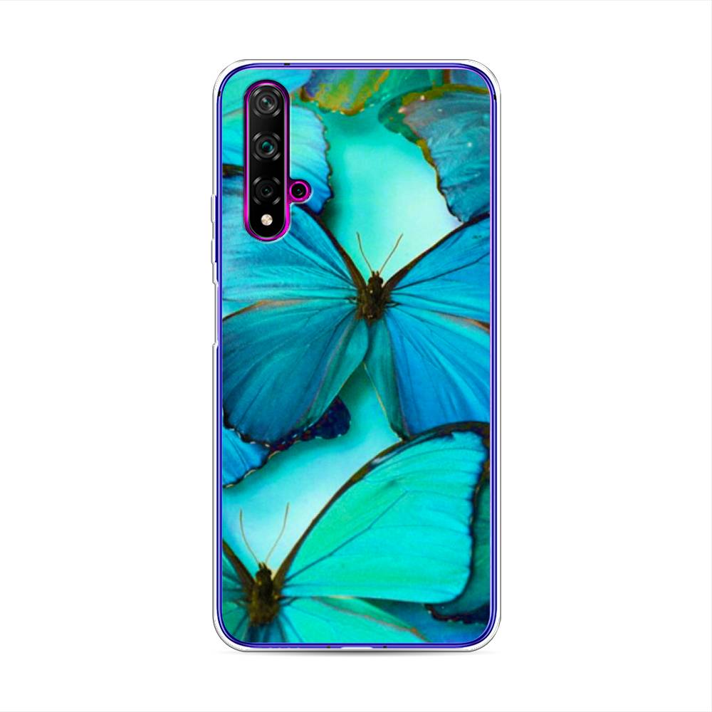 

Чехол Awog на Huawei Nova 5T "Неоновые бабочки", Разноцветный, 610550-4