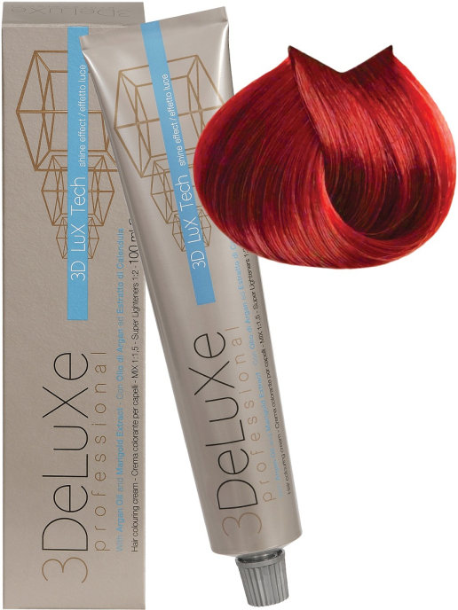 Купить Крем-краска 3DELUXE Professional для волос 8.66 Светлый блондин насыщенный красный, 100 мл