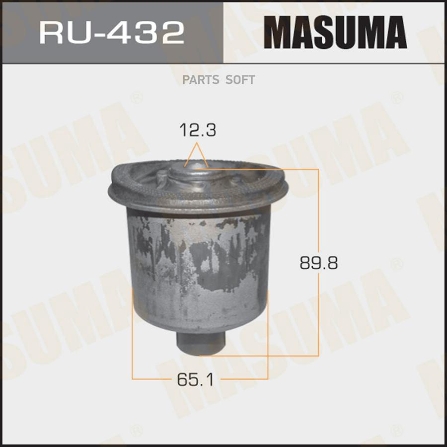 

MASUMA 'RU432 Сайлентблок задн. балки 1шт