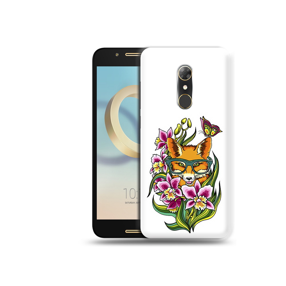 

Чехол MyPads Tocco для Alcatel A7 Лиса в цветах (PT133991.671.108), Прозрачный, Tocco